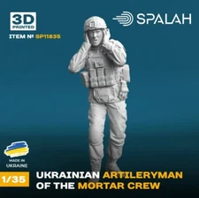 SPALAH 11835 1:35 Figure "Ukrainian artilleryman of the mortar crew" (1 pcs)