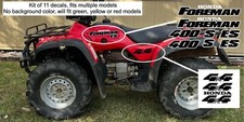 Honda Foreman ES, S, 400 450 Trx450 ES Stickers Decal Emblem Kit Of 5 1996-2006