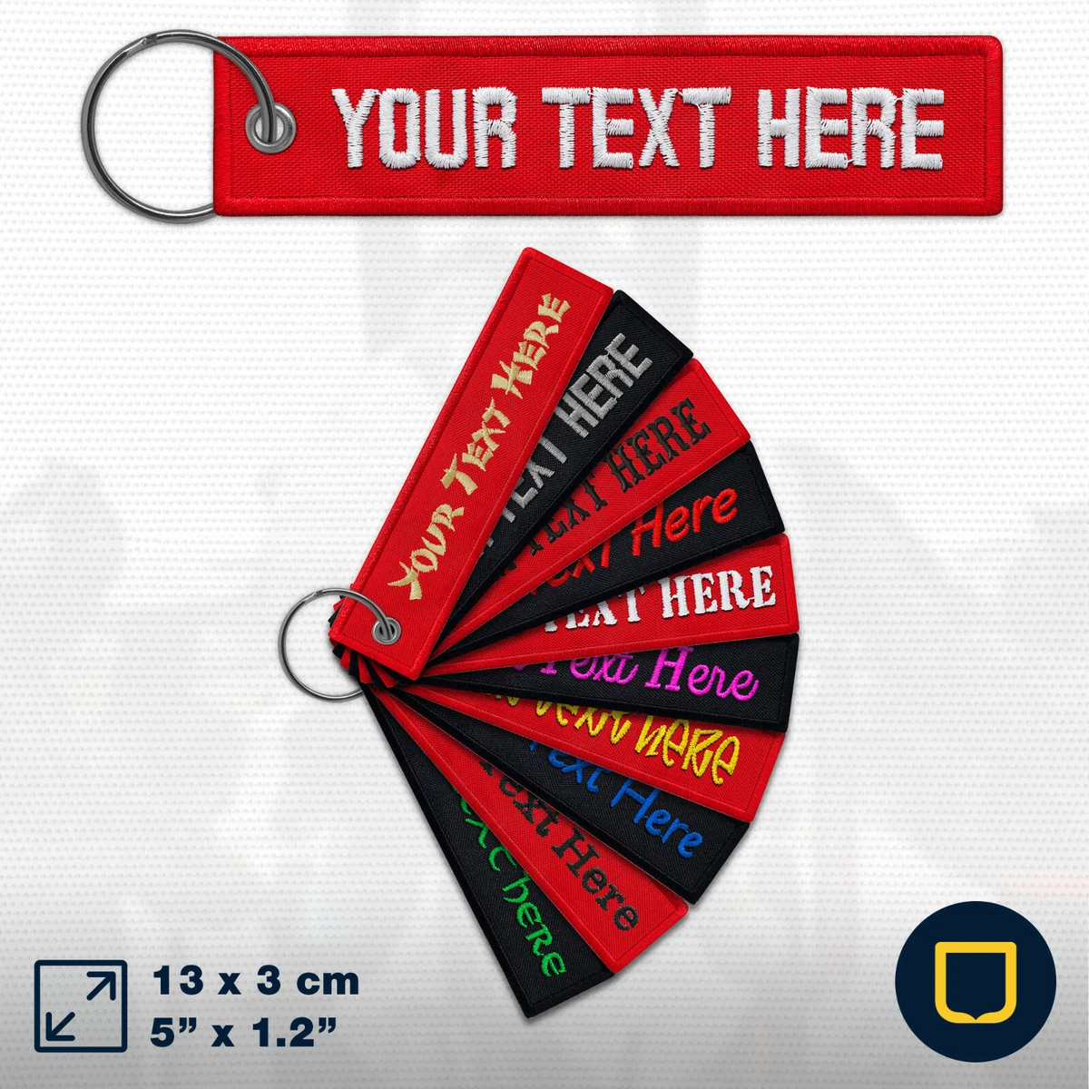 Custom key shop tag