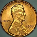1955 S Lincoln Wheat Cent ~ S/S RPM-007 ~ Red BU ~ Error ~ See Full Description