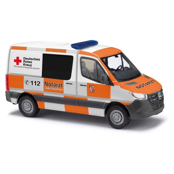 Busch H0 53450 Mercedes-Benz Sprinter Kurzer Radstand/Flachdach, Drk / 1:87-image