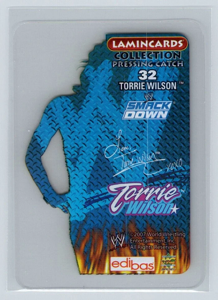 2007 Edibas Lamincards WWE #32 Torrie Wilson - Image 2 of 3