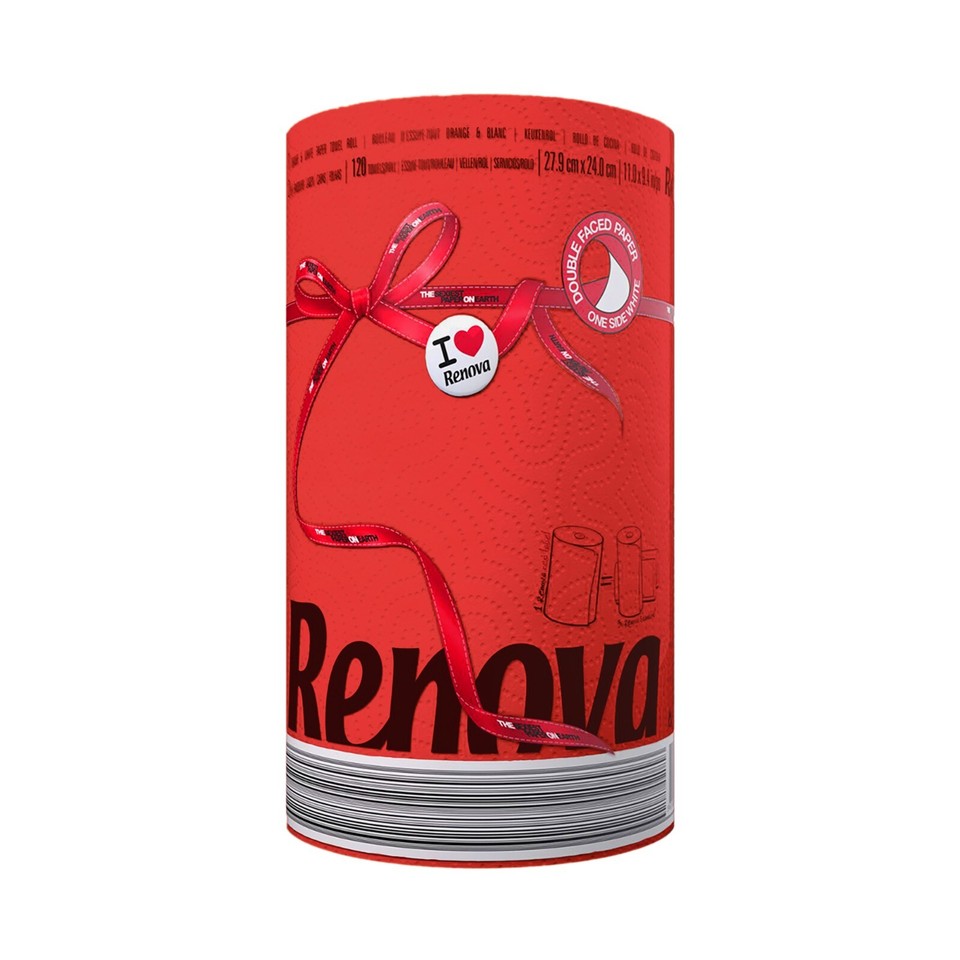 Renova Colored Paper Towels Jumbo Roll, 2 Ply, 120 Highly Absorbent Sheets eBay