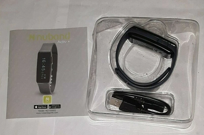 NUBAND ACTIV NU-G0002-BL RASTREADOR INTELIGENTE DE ACTIVIDAD Y SUEÑO AZUL sin usar en caja Foto 3 de 4