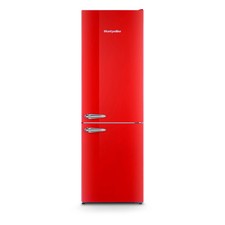 Montpellier MAB386ER - Red Retro No Frost Fridge Freezer - 186cm Tall - E