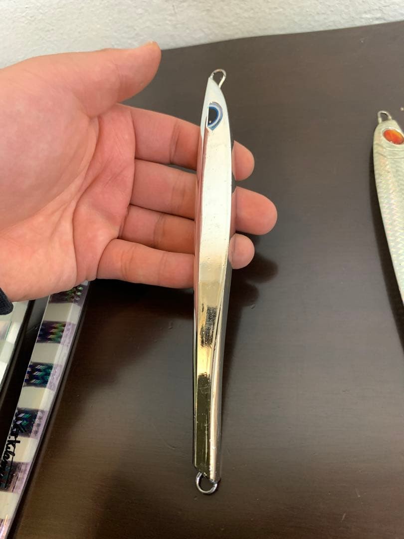 Jigging, Akashi, Silver, Jig, Tachiuo Pattern, Long Jig, Blue-backed fish, New - Image 10