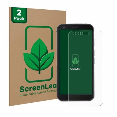 2x ScreenLeaf Displayschutzfolie für Caterpillar Cat S62 Pro nachhaltig 