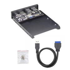 Front Panel Type-C USB 3.0 Micro SD/TF Desktop PC Mainframe Modifying Parts