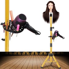 55 Inch Wig Stand - Adjustable Mannequin Head Tripod with Steel Base & Tray