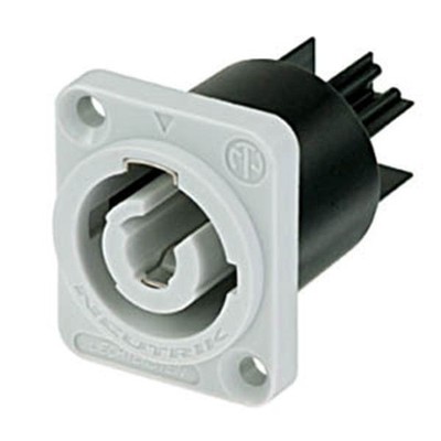 Neutrik Professional NAC3MPA-1 Powercon Power ''OUT'' Male Connector Terminal Gray