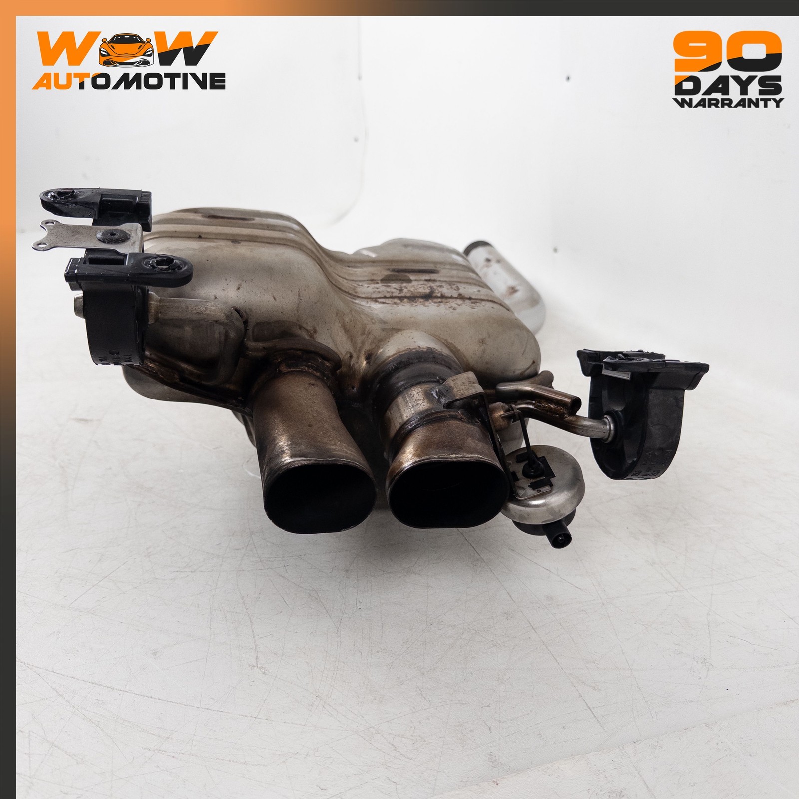 04-10 BENTLEY CONTINENTAL GT REAR RIGHT LEFT LOWER EXHAUST MUFFLER SET OEM