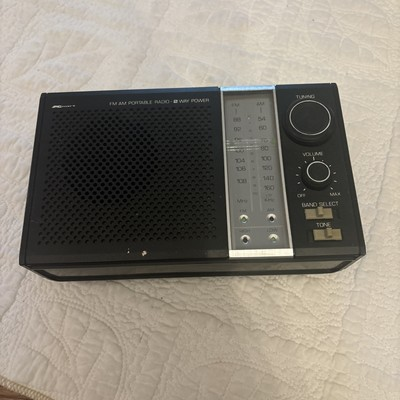 #ad #ad Vintage Kmart Portable AM FM Radio Model 06 31 51 Works $39.05