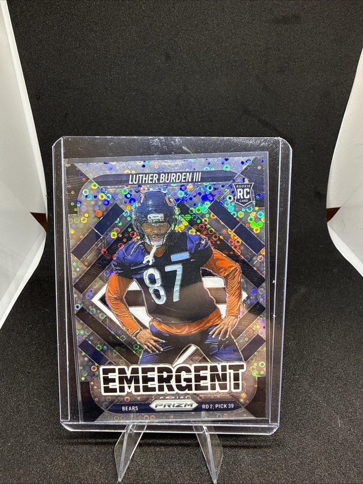 2025 Panini Prizm - Emergent Luther Burden #19 No Huddle Prizm (RC)