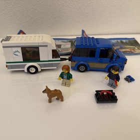 RETIRED LEGO City Van & Caravan 60117; W/ Instructions