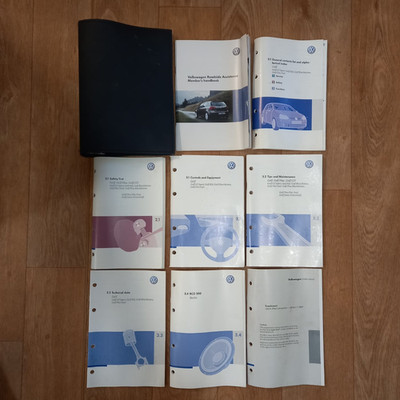 VW GOLF / GT SPORT / R32 OWNERS MANUAL HANDBOOK & WALLET VOLKSWAGEN 1K 2003-2008