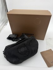 Limited Edition Burberry Black Monogram Belt Bag Crossbody Bag Nylon New WithBox