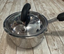 Circulon Steel 1 QT Sauce Pan w/ lid Total Ti...
