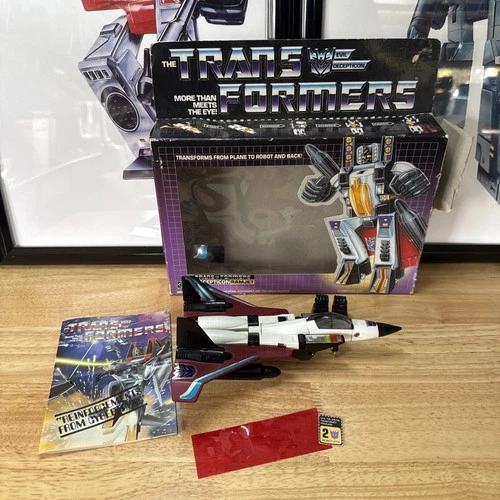 Transformers G1 Ramjet 100% Complete Vintage With Box No Instructions