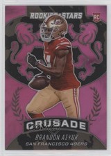 2020 Panini Rookies & Stars Crusade Pink 40/50 Brandon Aiyuk #CR-27 05v3