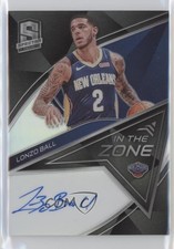 2019-20 Panini Spectra In the Zone Auto 19/49 Lonzo Ball #IZ-LBL Auto 9w7