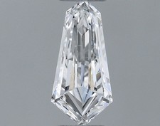 F/SI Grade Natural 0.30 Ct Kite Step Cut Diamond Loose 6x3 mm GIA Certified 1086.37 per carat