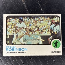 1973 Topps Baseball Frank Robinson HOF Card #175 California Angels EX