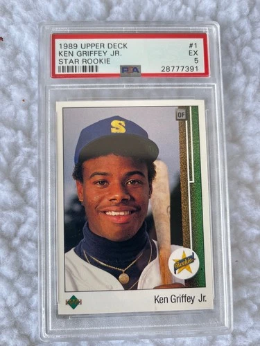 Star Ken Griffey Jr 1989 Upper Deck Star Ken Griffey Jr #1 Rookie