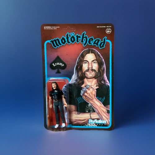 Motorhead Reaction Figure – Lemmy (Skull Pile Shirt) Standard. Action Figure Da Collezione Del Leggendario Frontman, Con Design Esclusivo E Maglietta Teschi.