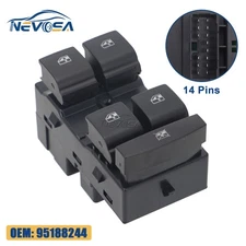 Front Left Master Power Window Switch Driver Side for Chevrolet Sonic 2012-2016