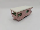 Lesney Matchbox Trailer Caravan Camper No 23 Pink W/ White Roof England