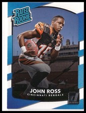 John Ross 2017 Donruss Rated Rookie Card!!. rookie card picture
