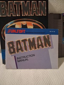 Batman: Il Videogioco (NES, Nintendo 1990) *CIB Completo Quasi Nuovo