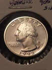 1992 S SILVER DCAM Proof Washington Quarter 25c From Proof Set 90% Silver,free D