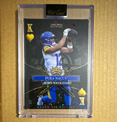 Wild Card Black Tie Edition Puka Nacua Los Angeles Rams #SDPH-PNN 1/1 NFL