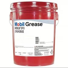MOBIL EP0 103209 Multipurpose Grease,Brown,Lithium,35.2 lb,Pail 807HG6
