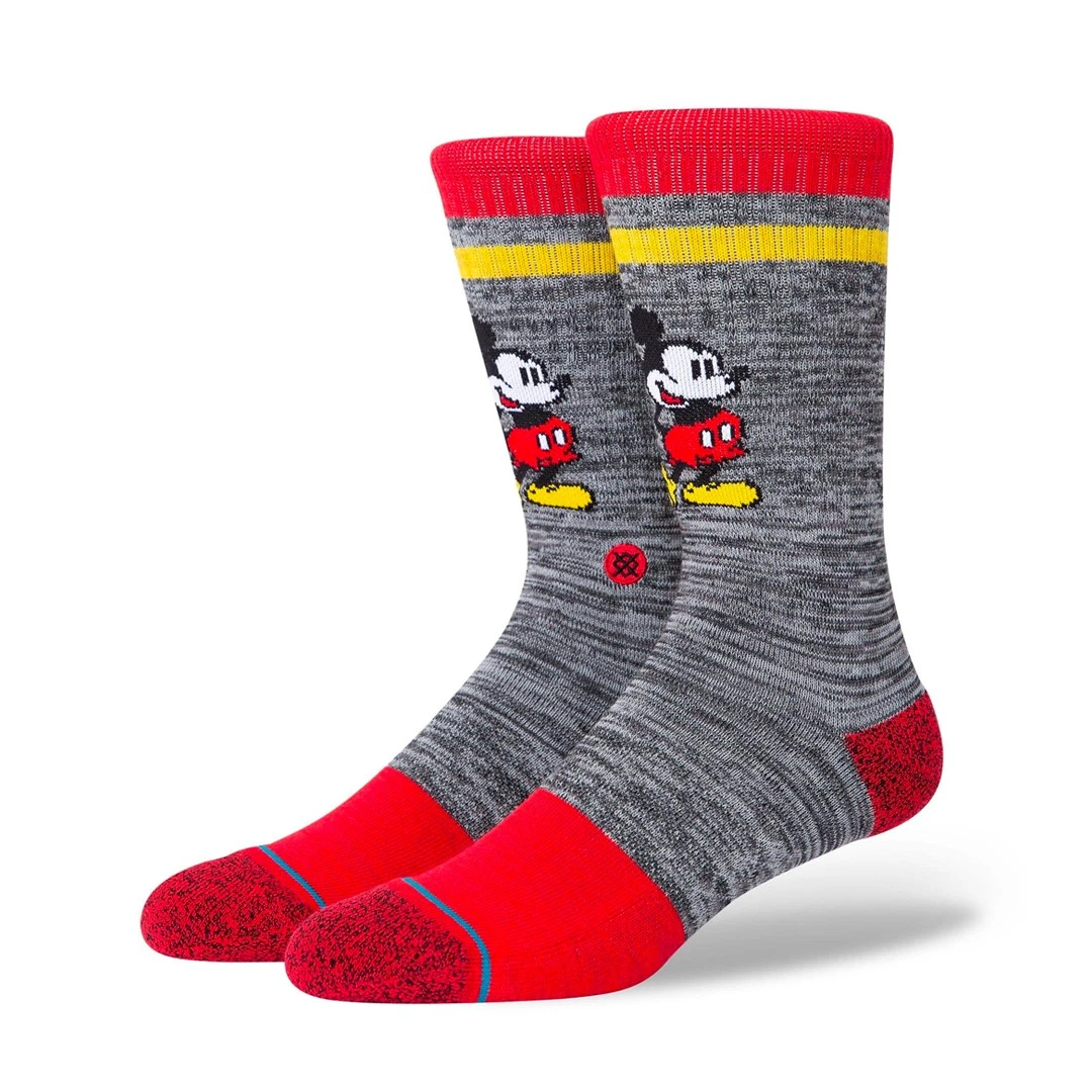 Stance "Vintage Disney 2020" INFIKNIT Crew Socks (Black) Mickey Mouse Sock