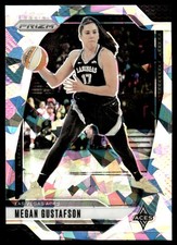 Megan Gustafson Cracked Ice #78 2024-25 Panini Prizm WNBA Las Vegas Aces