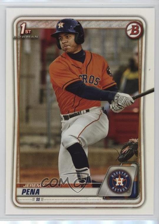 2020 Bowman Prospects Jeremy Pena #BP-61 12g7