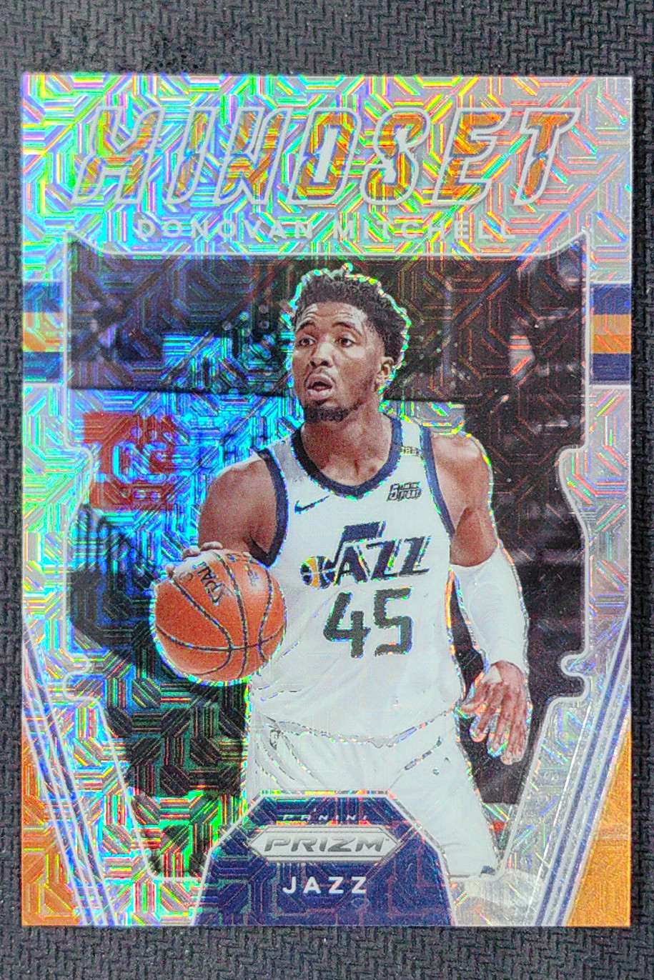 2021-22 Panini Prizm Donovan Mitchell Mindset Prizms Mojo /25 #11 Utah Jazz