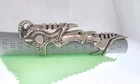Vintage Gothic Sterling Silver 925 Full Finger Ring 10-10.5