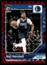2024-25 Donruss Optic Red Velocity Naji Marshall 053/299 Dallas Mavericks #118