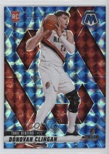 2024-25 Panini Mosaic Rookies Reactive Blue Prizm Donovan Clingan #246 1hr4