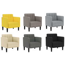 Entspannungsstuhl Sessel Lesestuhl Sitzmöbel Gartensofa Sofa mit Armlehnen Stoff