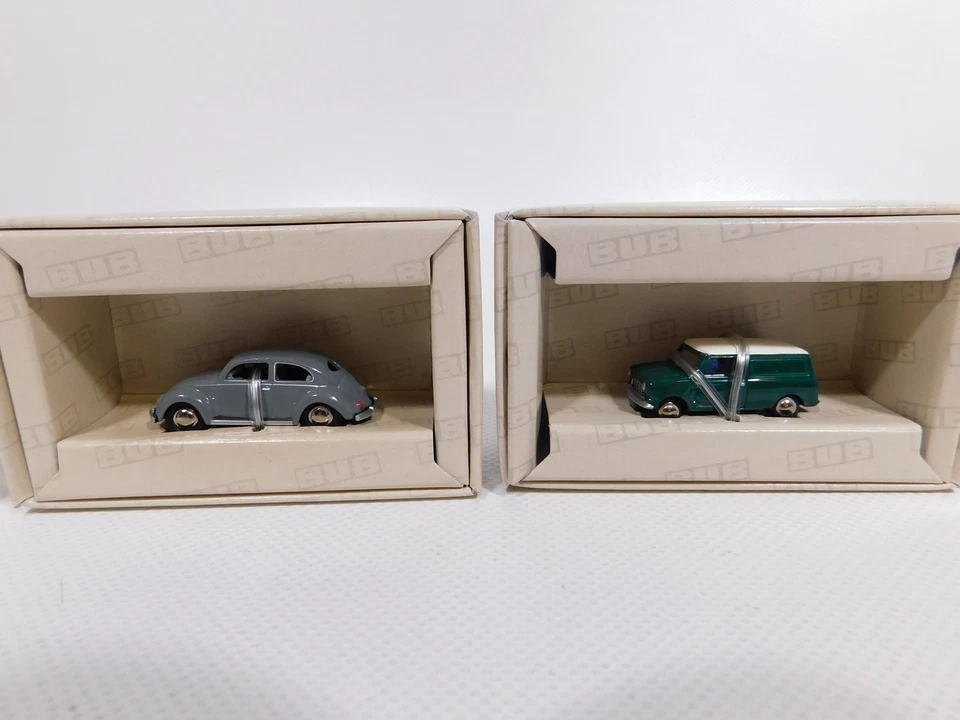 2X Bub H0 1:87 Modello Edizione 2011 06002 VW 09151 Mini Van Mint Box #DI371-0,5 - Immagine 2 di 4