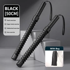 2PCS Ropeless Battle Rope for Home Gym HIIT Workouts Low-Impact Cardio Training