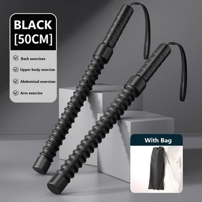 2PCS Ropeless Battle Rope for Home Gym HIIT Workouts Low-Impact Cardio Training