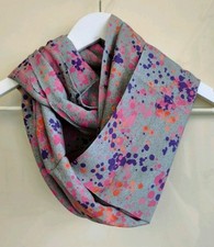 Lavender   viscose vintage scarf