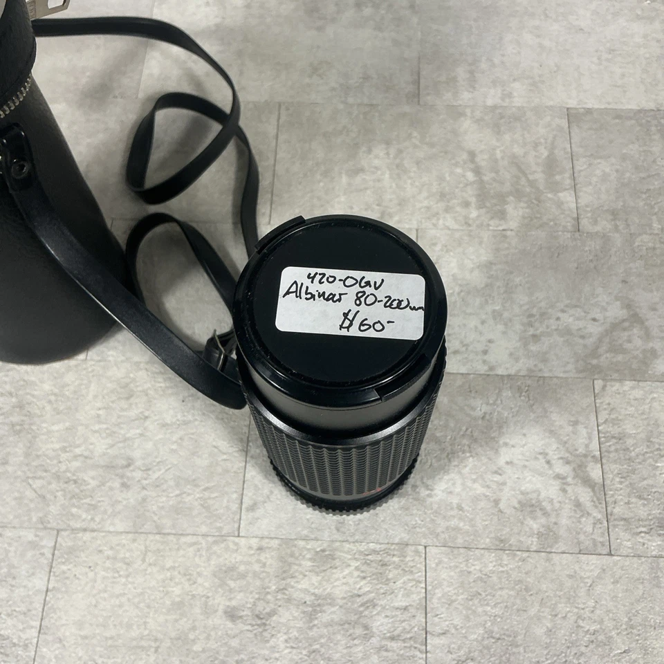 Lente zoom macro Albinar ADG 80-200 mm f3,9 MC montura Canon FD - funciona y limpia Foto 2 de 4