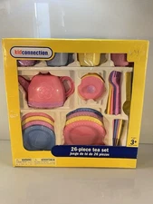 New KID CONNECTION 26 Piece Tea Set (Includes Plates & Utensils)
