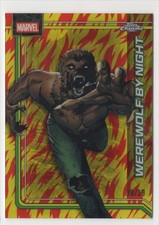 2026 Topps Chrome Marvel Human Torch Refractor Werewolf by Night /39 #195